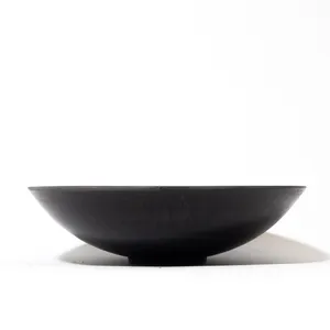 Black Plastic Shallow Gardening Pot -  11