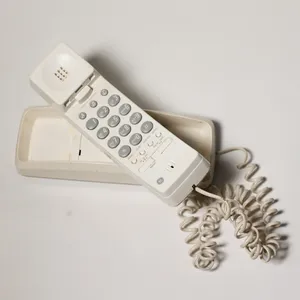 Vintage Ivory AT&T Trimline Corded Telephone Prop
