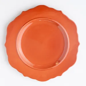 Tangerine French Country Dinner Plate - 10.5