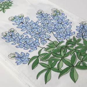 Extra Long Vintage Bluebonnet Table Runner