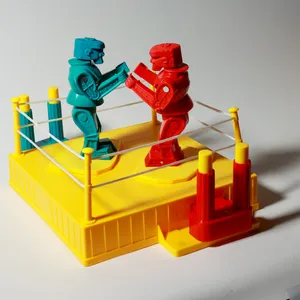 Vintage Mattel Rock Em Sock Em Robots Boxing Game Kids, Children