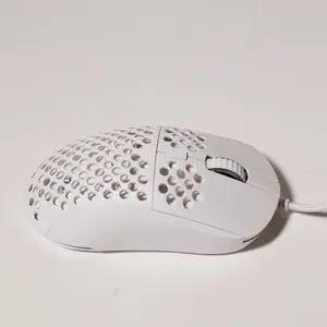 White Ultralight Honeycomb Wired Gaming Mouse Modern