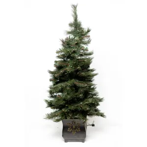 Christmas Tree in an antique brass base