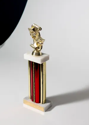 Theater Trophy Red and Gold