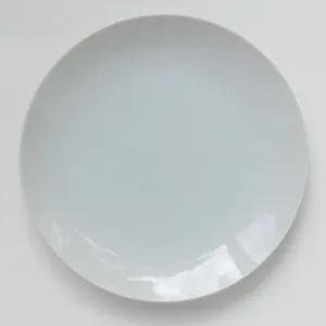 Plain White Round Plate 6.5