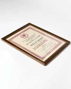 Wall Plaque Award