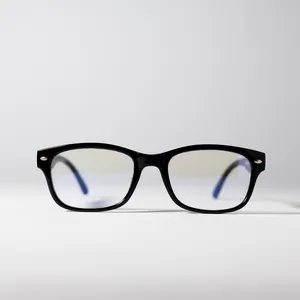 Thick Black Reading Glasses Classic Rectangular shape