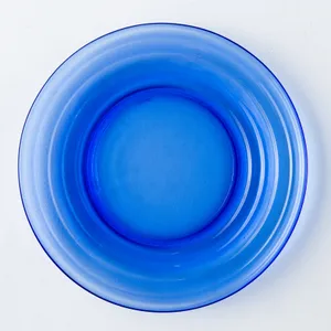 Clear Blue Dessert Plates - 8.5