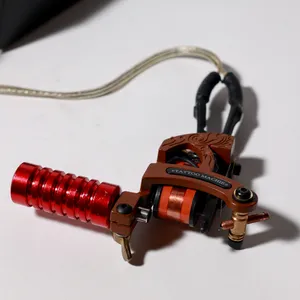 Professional Rotary Tattoo Machine Red Digital Power Supply
