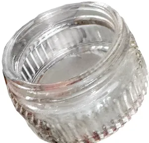 Tiny Clear Screw Top Vertical Ribs