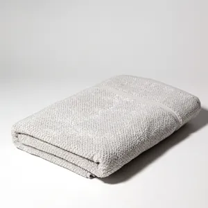 Gray Cotton Bath Towel