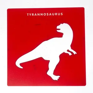 Big Bag of Dinosaur Colorful Stencils - 9.5
