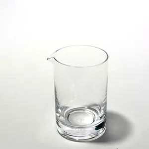 Barware Clear Cocktail Mixing Glass with a spout, Bartender, 