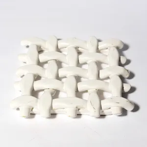 Berardos Pottery Ceramic White Lattice Trivet - 7.5