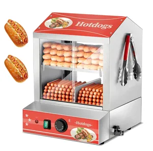 2 Tier Hot Dog Steamer