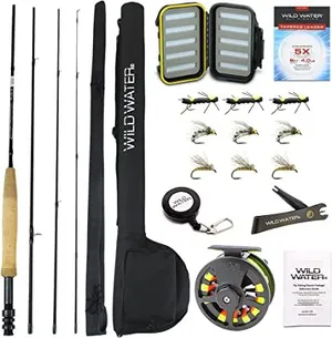 Fly Fishing Rod + Flys 