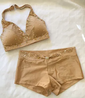 Max Bling Mocha sm top/med shorts