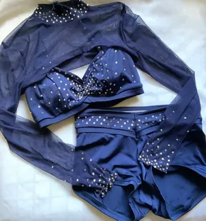 Custom 3 piece Navy Lineup midrise Medium