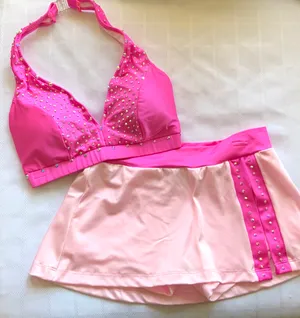 Custom 2 Pink Skirt set Medium