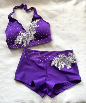 Custom Purple appliqué small