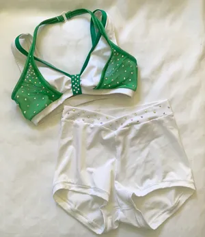 Custom Lineup top/custom midrise shorts XS