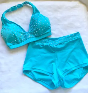 Custom Arabian blue midrise Medium