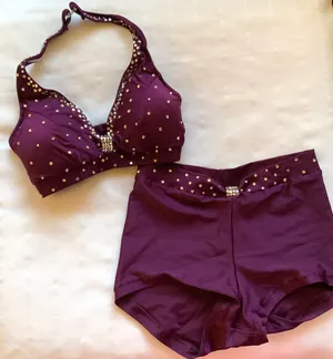 Custom Plum pinch front small