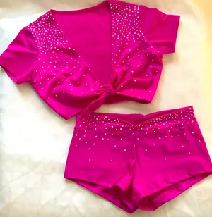 Max Bling Dallaswear top small/ custom shorts Small