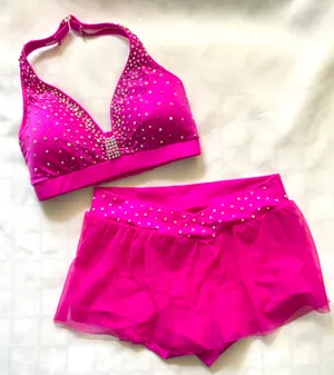 Max Bling Hot pink skirt set Small