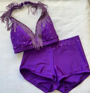 Custom Purple fringe medium 