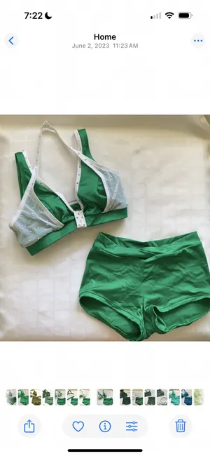 Custom Lineup Kelly green/white medium