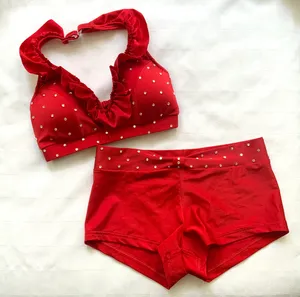 Custom AG ruffle red small