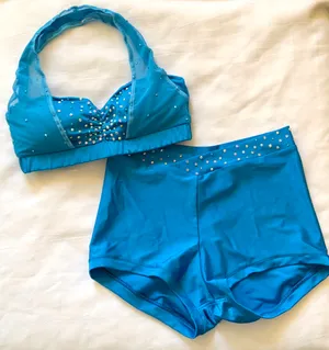 Custom Corona mesh overlay halter midrise Small
