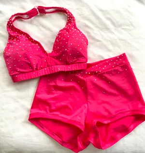 Custom Dark Coral midrise Medium