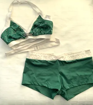 Custom Dallaswear hunter green/white Small