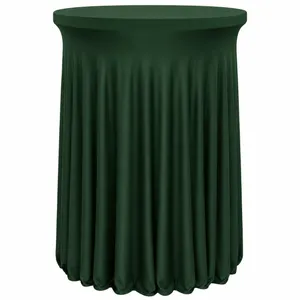 Cocktail Table Linen - Spandex (Forest Green)