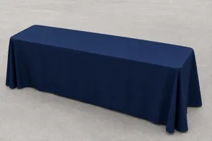 6ft Table Linen - Navy Blue (Floor Drop)