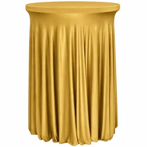 Cocktail Table Linen - Spandex (Gold)