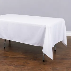 6ft Table Linen - White (