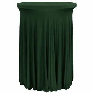 Cocktail Table Linen - Spandex (Hunter Emerald Green)