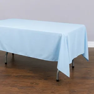 6ft Table Linen - Baby Blue (Floor Drop)