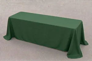 8ft Table Linen - Hunter Green (Floor Drop)