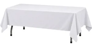 8ft Table Linen - White (15