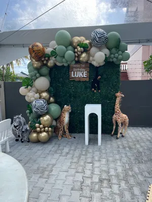 Safari Theme Backdrop (BLUE)