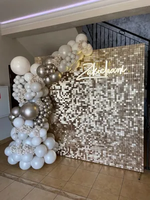 Matte Champagne Gold Shimmer Wall (Backdrop)