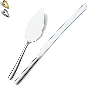 Silver Cake Knife & Server Set