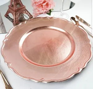 Rose Gold Charger Plate