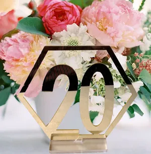 Gold Table Numbers