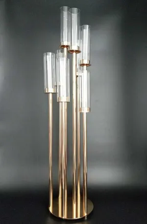 Eight Arm Metal Cluster Candelabra 