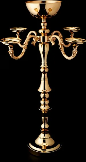 Gold Metal Vase